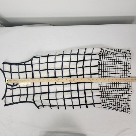 Mudpie Women's Black White Gray Dress Rosie Shift NEW NWT Sz S Small Sleeveless - Picture 6 of 6